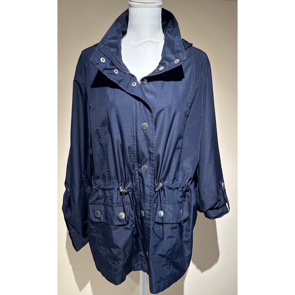 Karen Scott Navy Windbreaker size XL